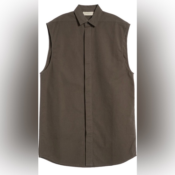 Fear of God oversized cotton sleeveless shirt dress - Picture 5 of 5